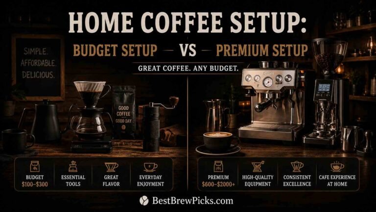 Home Coffee Setup: Budget vs Premium Setups