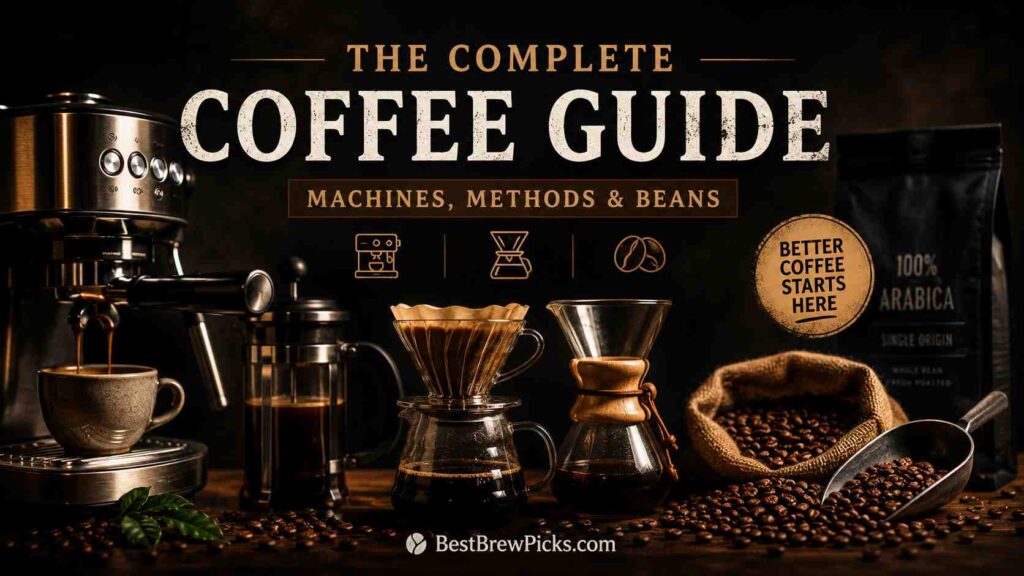 The Complete Coffee Guide: Machines, Methods & Beans