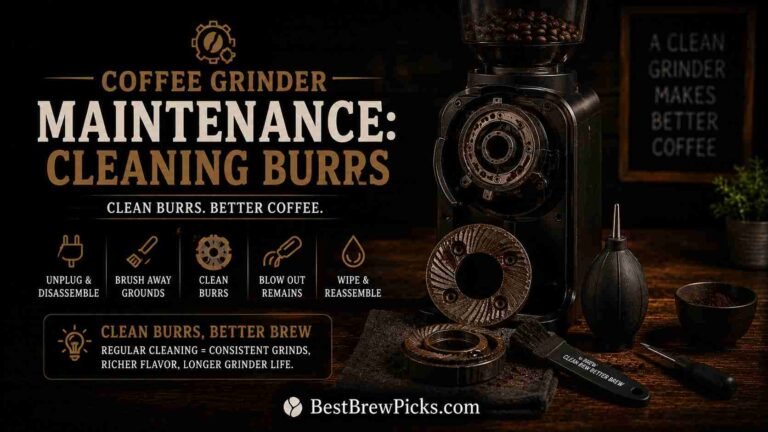 Coffee Grinder Maintenance: Cleaning Burrs