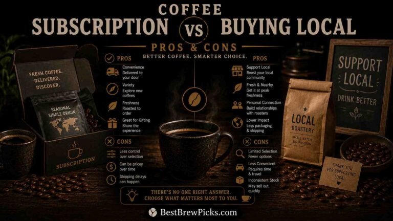 Coffee Subscription vs Buying Local: Pros & Cons
