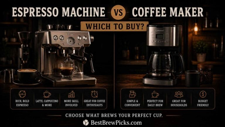Espresso Machine vs Coffee Maker: Which to Buy?