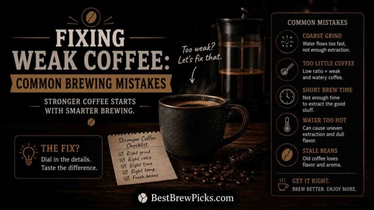 Fixing Weak Coffee: Common Brewing Mistakes