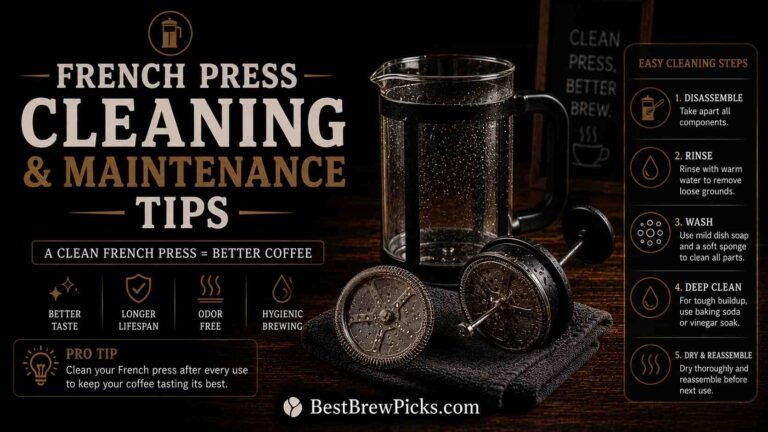 French Press Cleaning & Maintenance Tips