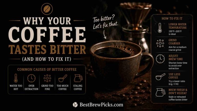 Why Your Coffee Tastes Bitter (And How to Fix It)